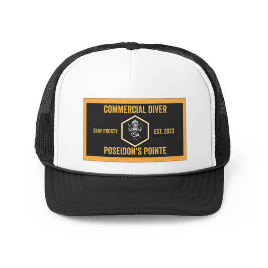 Commercial Diver - Skullupus Trucker Cap