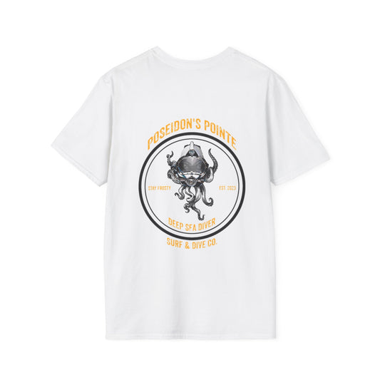 Deep Sea Diver - Skullupus in Kirby Morgan Dive Helmet Unisex Softstyle T-Shirt