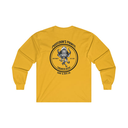 Engineer Diver - Skullupus in Kirby Morgan Helmet - Ultra Cotton Long Sleeve Tee