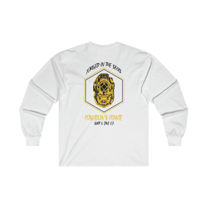 Forged in the Seas MAK V Dive Helmet - Ultra Cotton Long Sleeve Tee