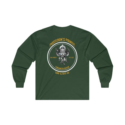 Engineer Diver - Skullupus in Kirby Morgan Helmet - Ultra Cotton Long Sleeve Tee