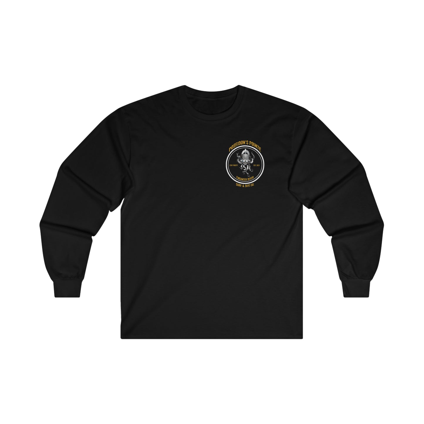 Engineer Diver - Skullupus in Kirby Morgan Helmet - Ultra Cotton Long Sleeve Tee