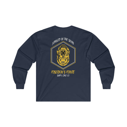 Forged in the Seas MAK V Dive Helmet - Ultra Cotton Long Sleeve Tee