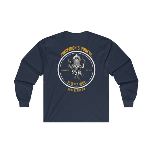 Deep Sea Diver- Skullupus in Kirby Morgan Helmet - Ultra Cotton Long Sleeve Tee